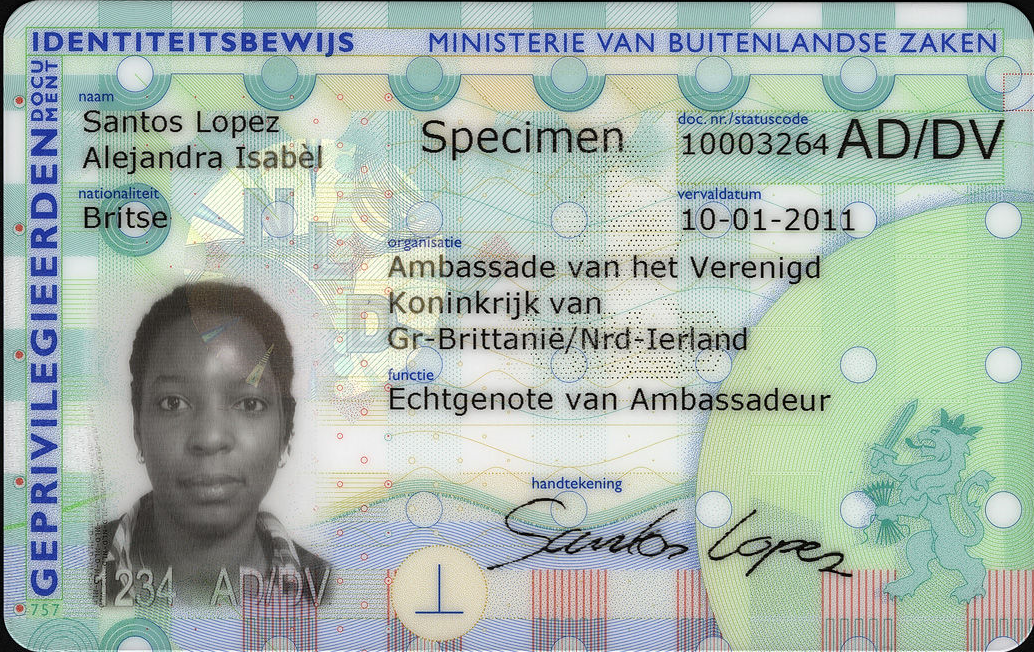 Diplomatiek Identiteitsbewijs | IND